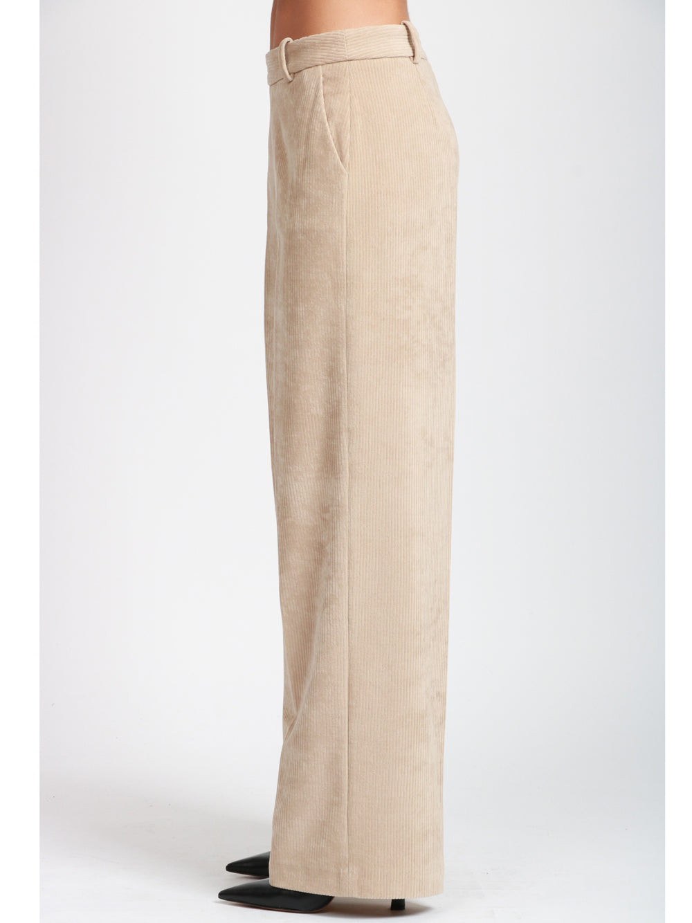 CIRCOLO 1901 Pantaloni in Velluto Beige a Coste Beige