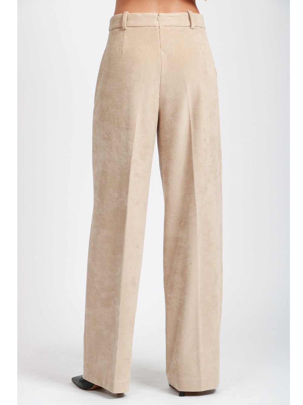 CIRCOLO 1901 Pantaloni in Velluto Beige a Coste Beige