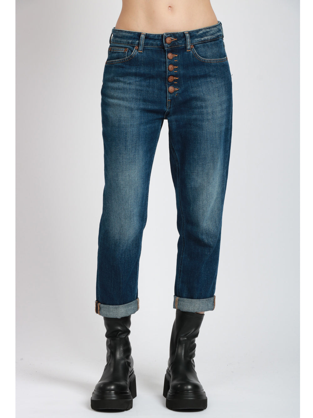 DONDUP Jeans Koons in Denim Scuro Denim Blu