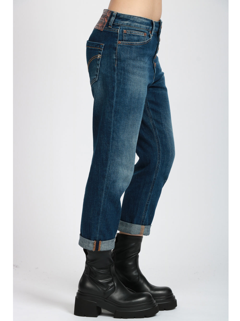 DONDUP Jeans Koons in Denim Scuro Denim Blu