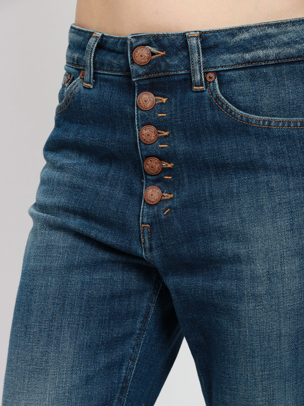 DONDUP Jeans Koons in Denim Scuro Denim Blu