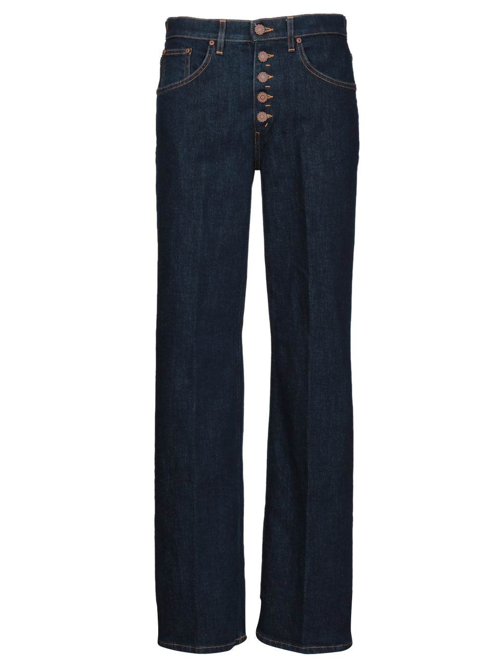 DONDUP Jeans Jacklyn Wide Leg in Denim Stretch Denim scuro