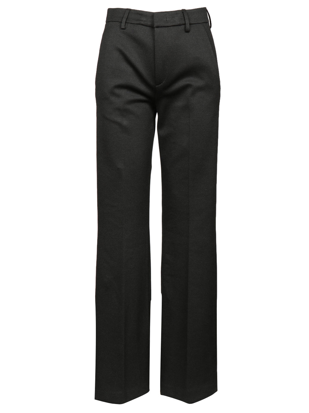 DONDUP Pantaloni Janice Palazzo Grigi a Fantasia Nero