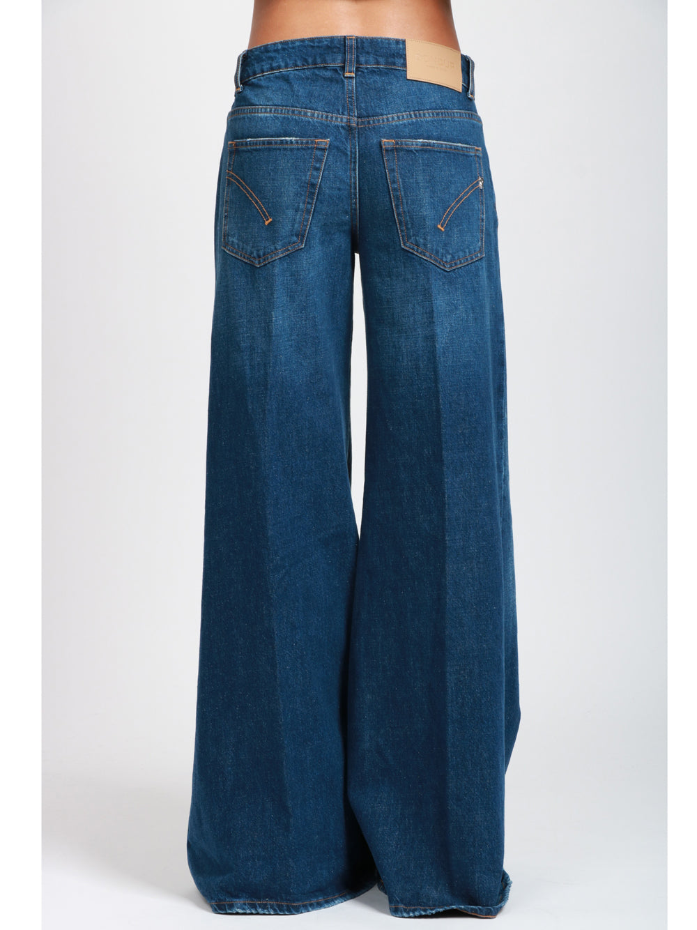 DONDUP Jeans Marlen Wide Leg in Denim Blu Denim