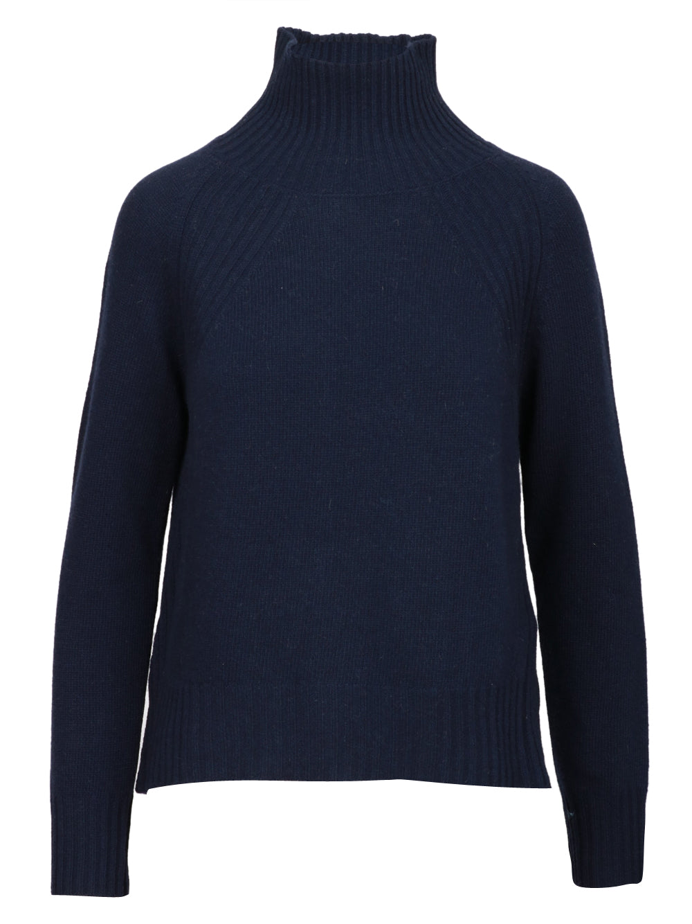 DONDUP Maglia Dolcevita in Cashmere Blu Blu notte