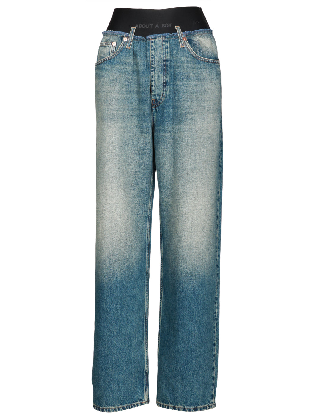 ERIKA CAVALLINI Jeans Loreley in Denim Chiaro con Banda Elastica Denim