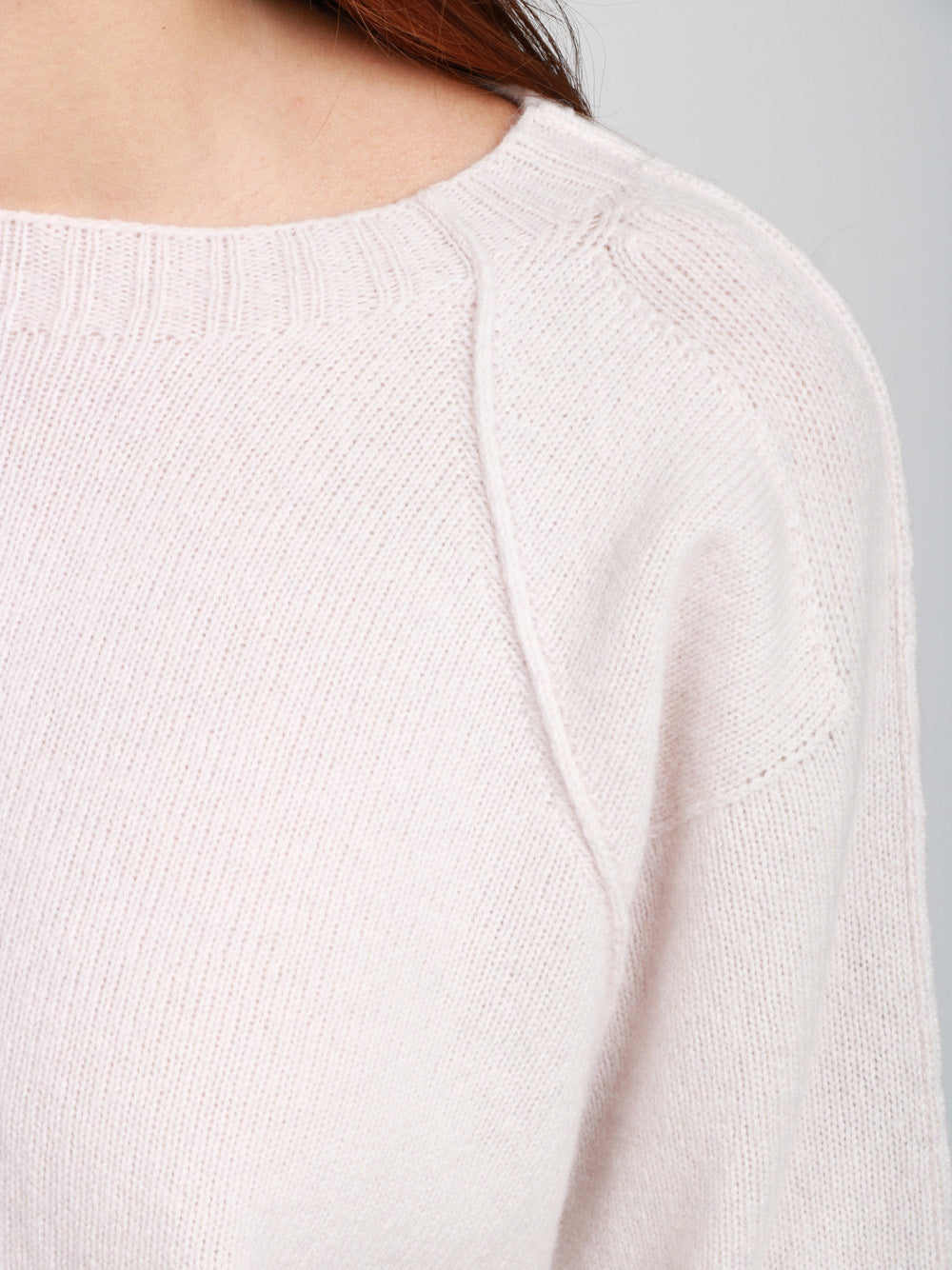 FLOOR Maglia Girocollo in Lana Merino Avorio Avorio