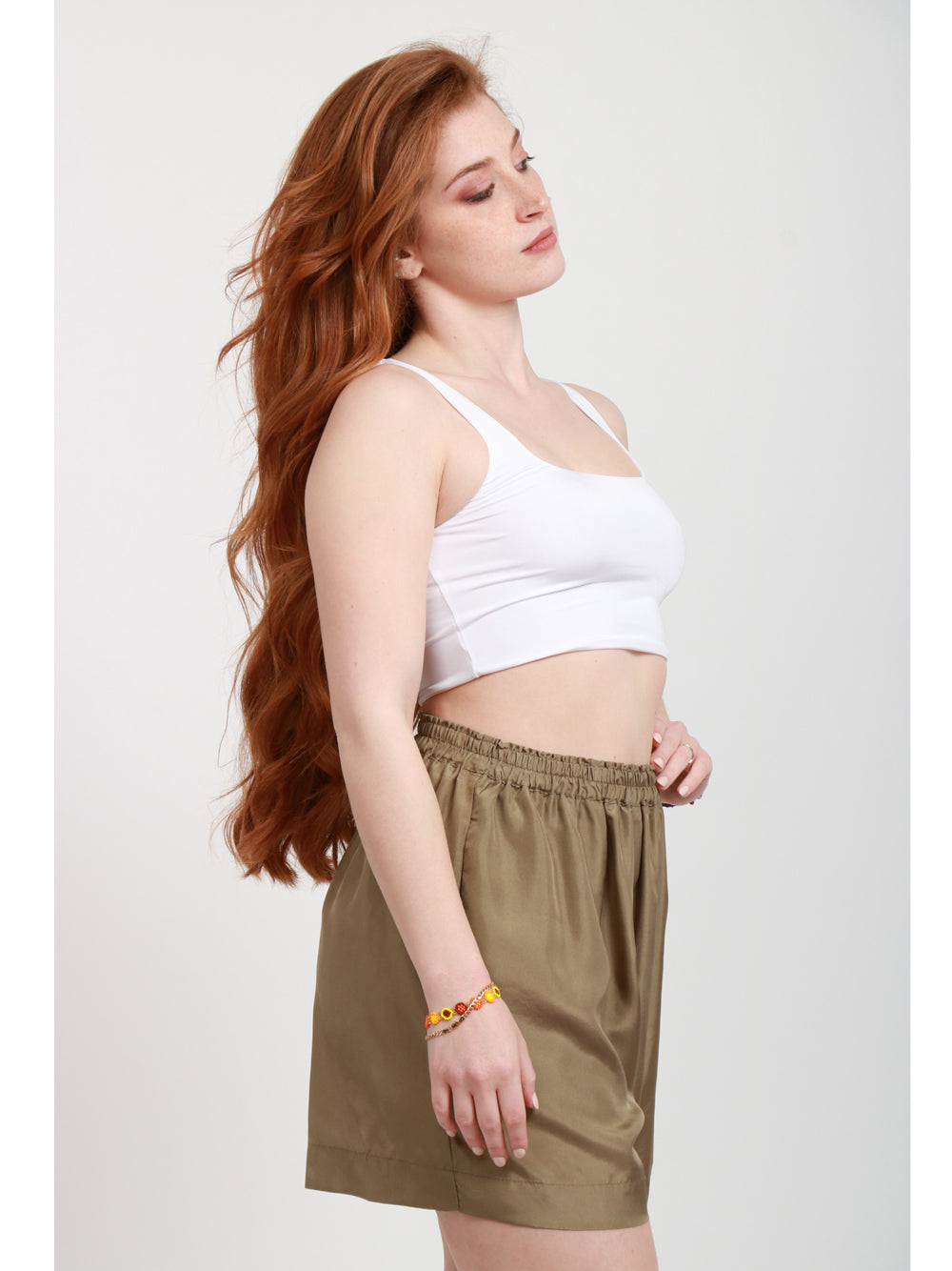 FORTE FORTE Top Bralette Bianco Bianco