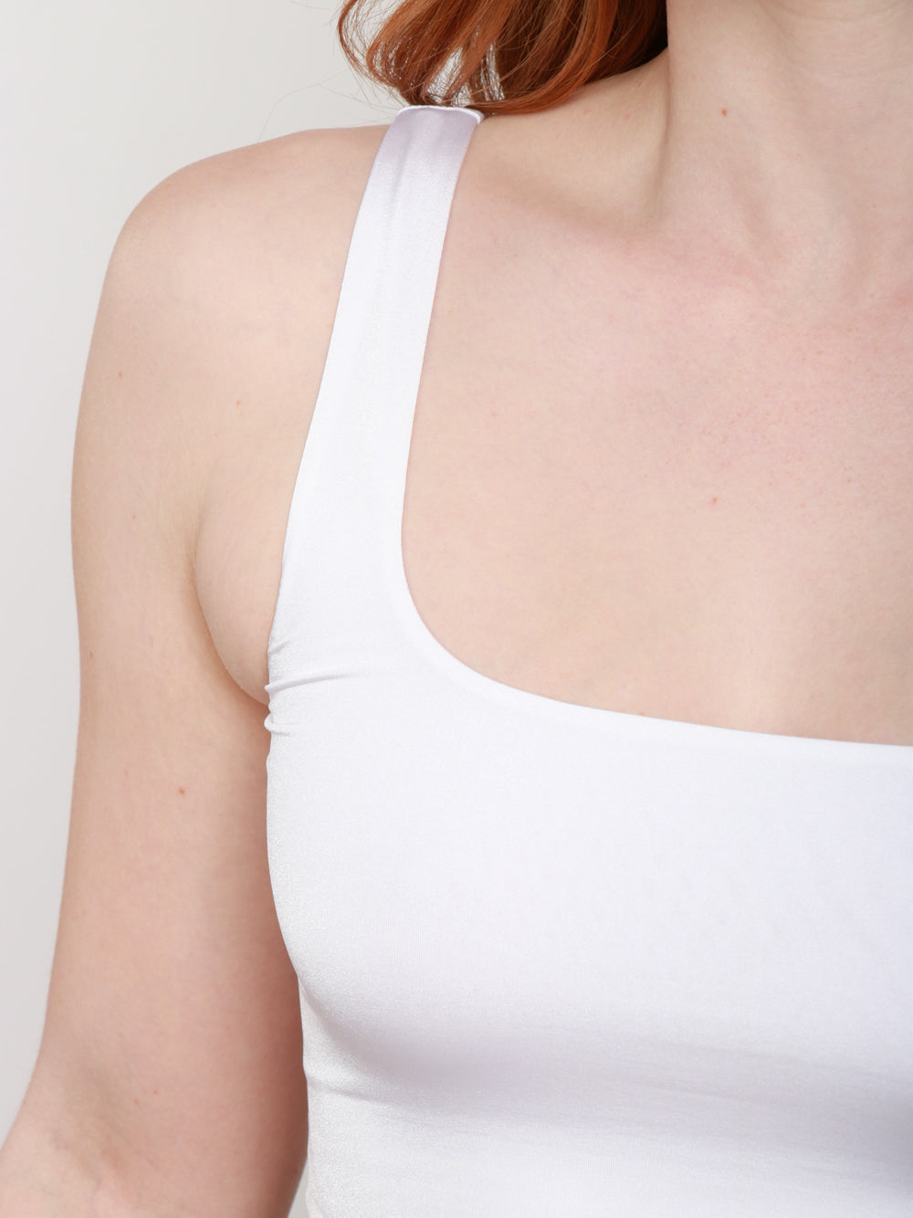FORTE FORTE Top Bralette Bianco Bianco