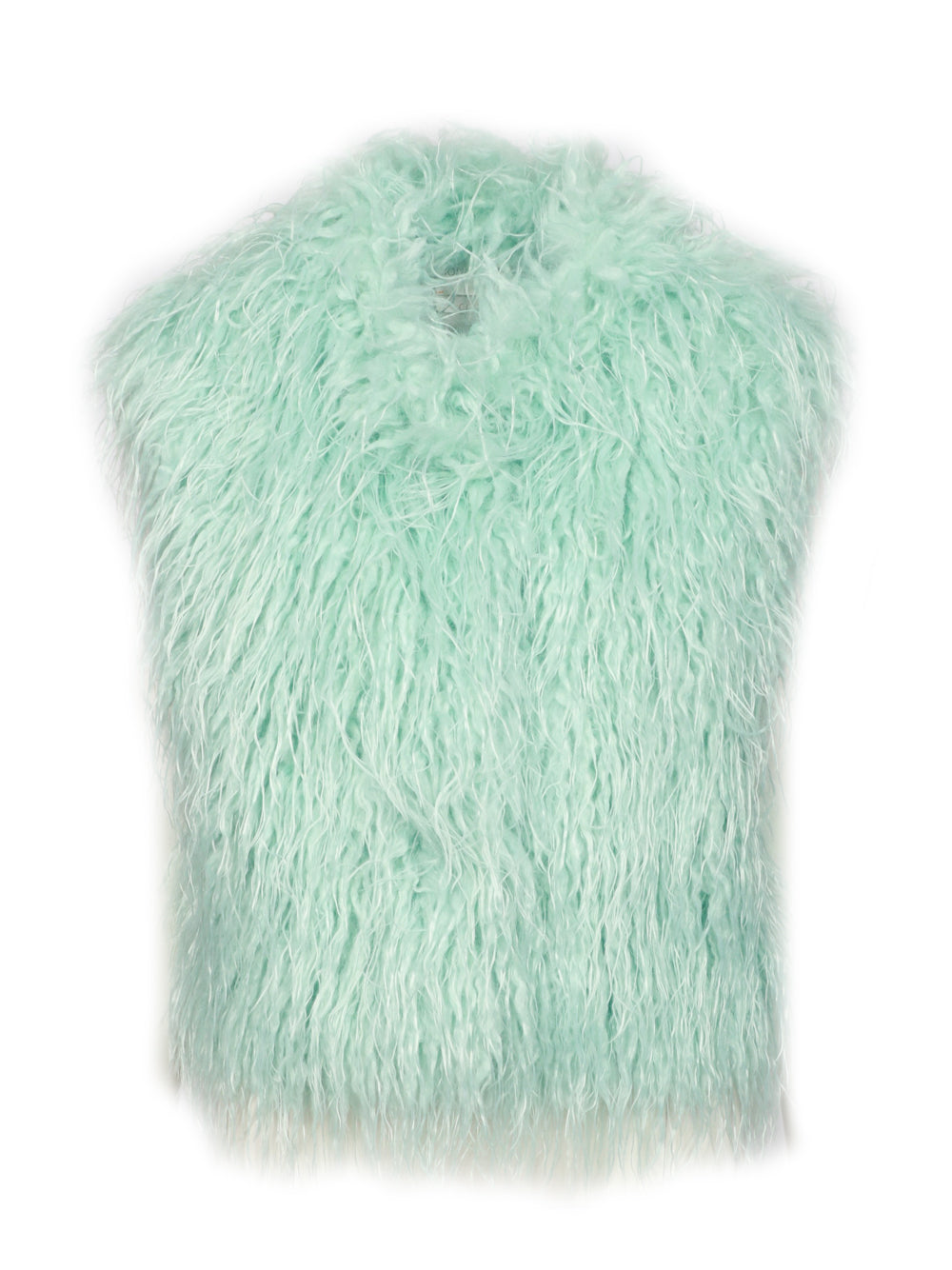 FORTE FORTE Gilet in Eco Mongolia Celeste Celeste
