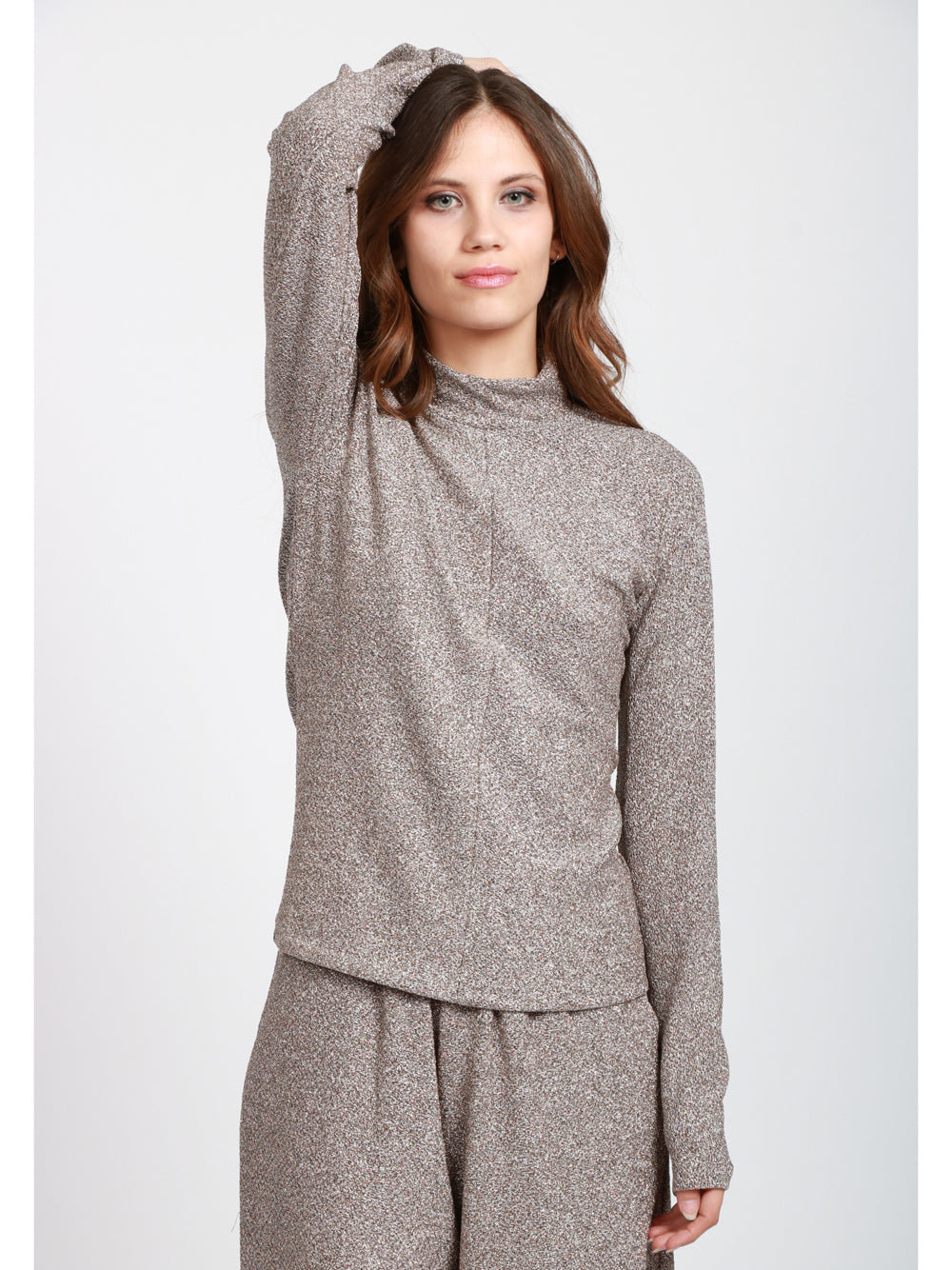 FORTE FORTE Maglia in Jersey Multicolor con Lurex Multicolor