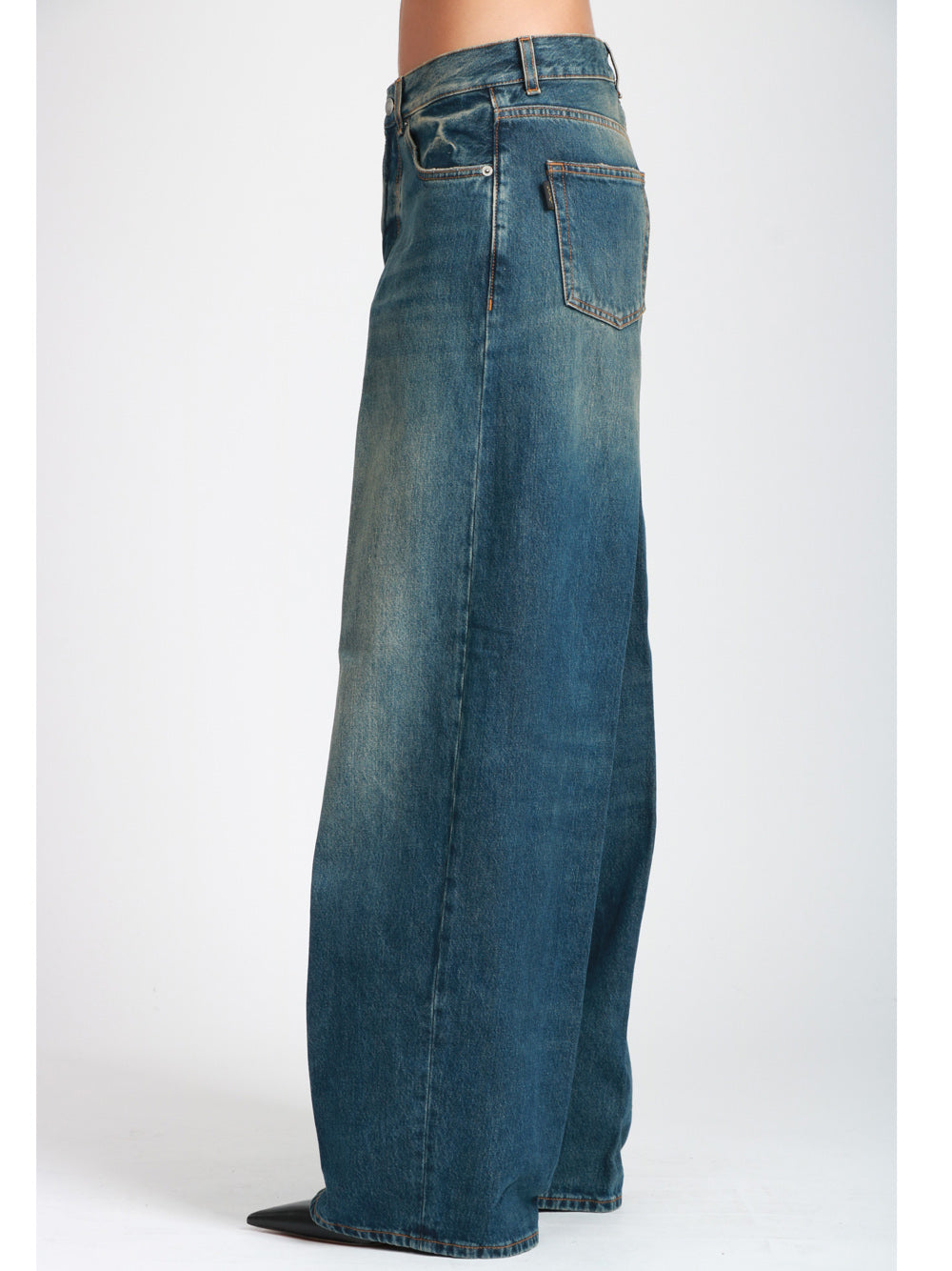 HAIKURE Jeans Bethany in Denim di Cotone Blu Denim Blu