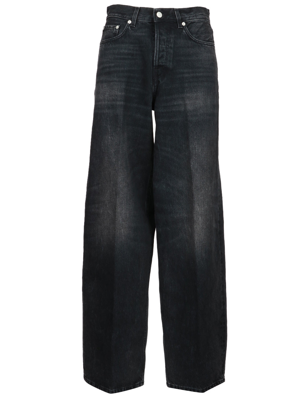 HAIKURE Jeans Bethany in Denim di Cotone Neri Denim Nero
