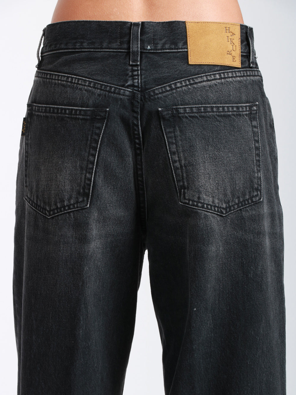 HAIKURE Jeans Bethany in Denim di Cotone Neri Denim Nero