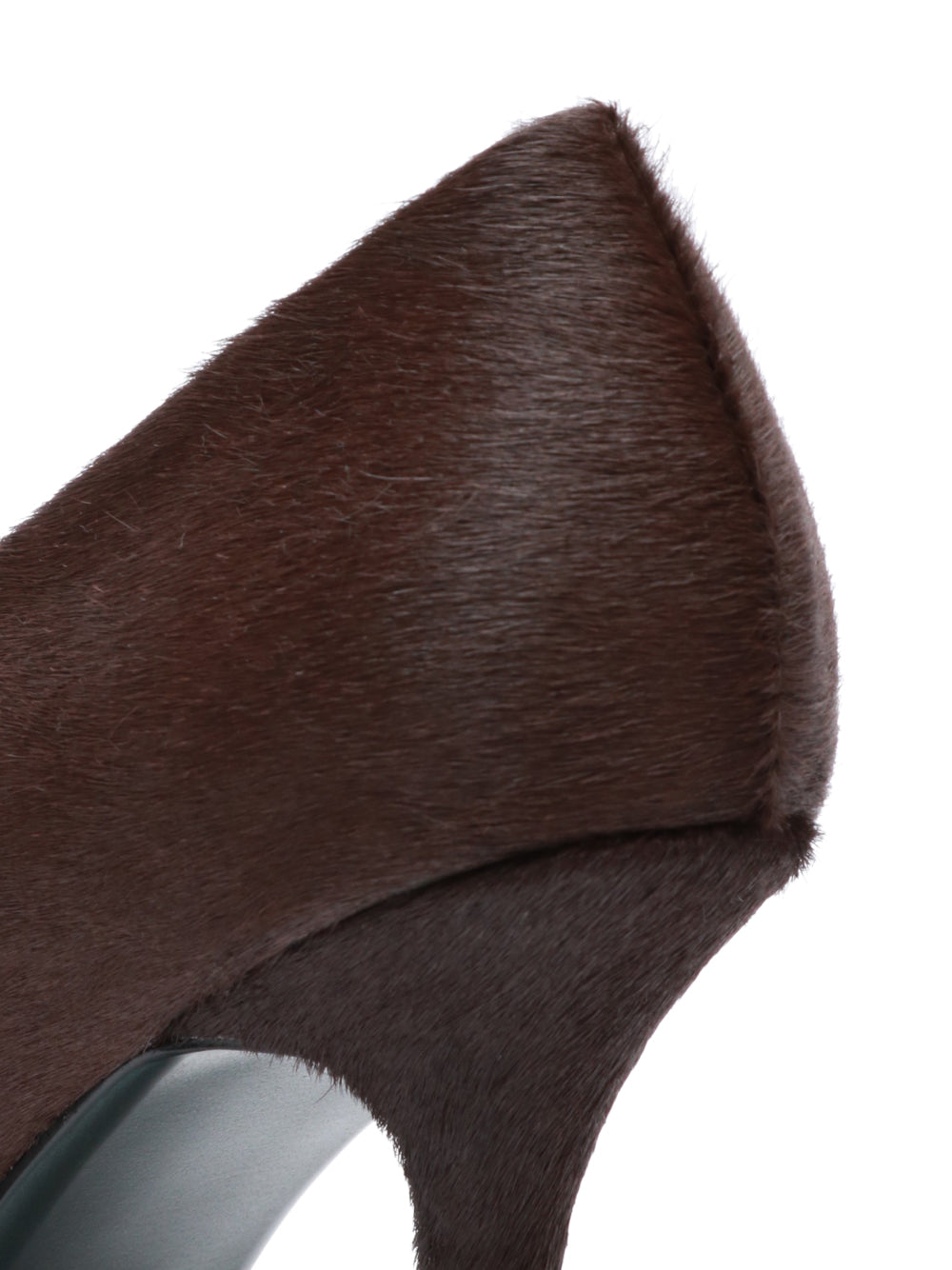 LOLA CRUZ Scarpe Décolleté Galatea in Cavallino Marrone con Tacco Marrone
