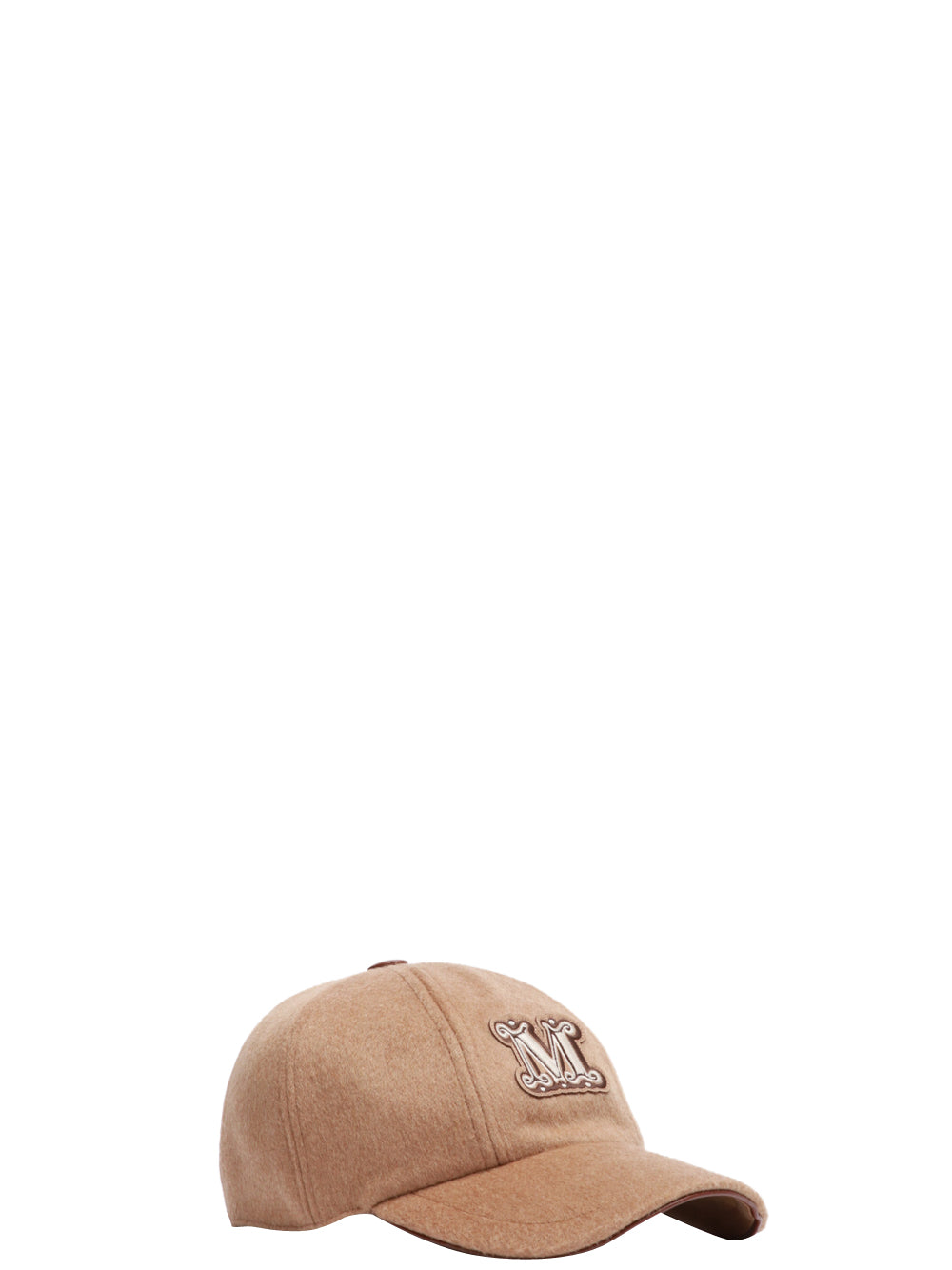 MAX MARA Cappello da Baseball Fedora in Cammello Beige Camel