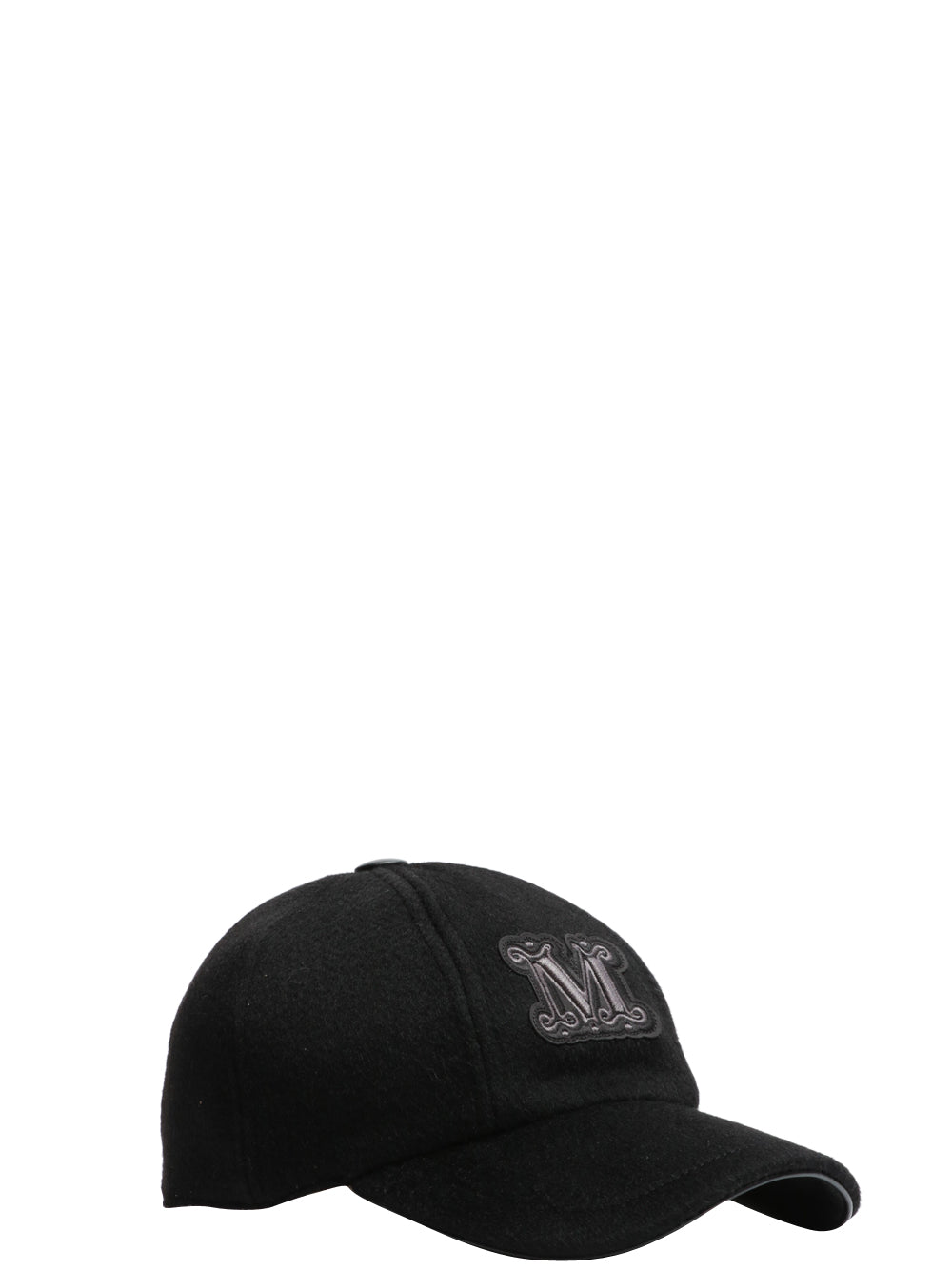MAX MARA Cappello da Baseball Fedora in Cammello Nero Nero
