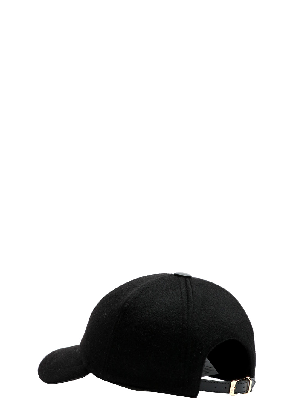 MAX MARA Cappello da Baseball Fedora in Cammello Nero Nero