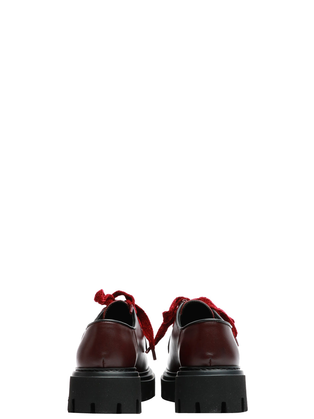 MAZE Scarpe Mocassino Dora in Pelle Bordeaux Viola/bordeaux