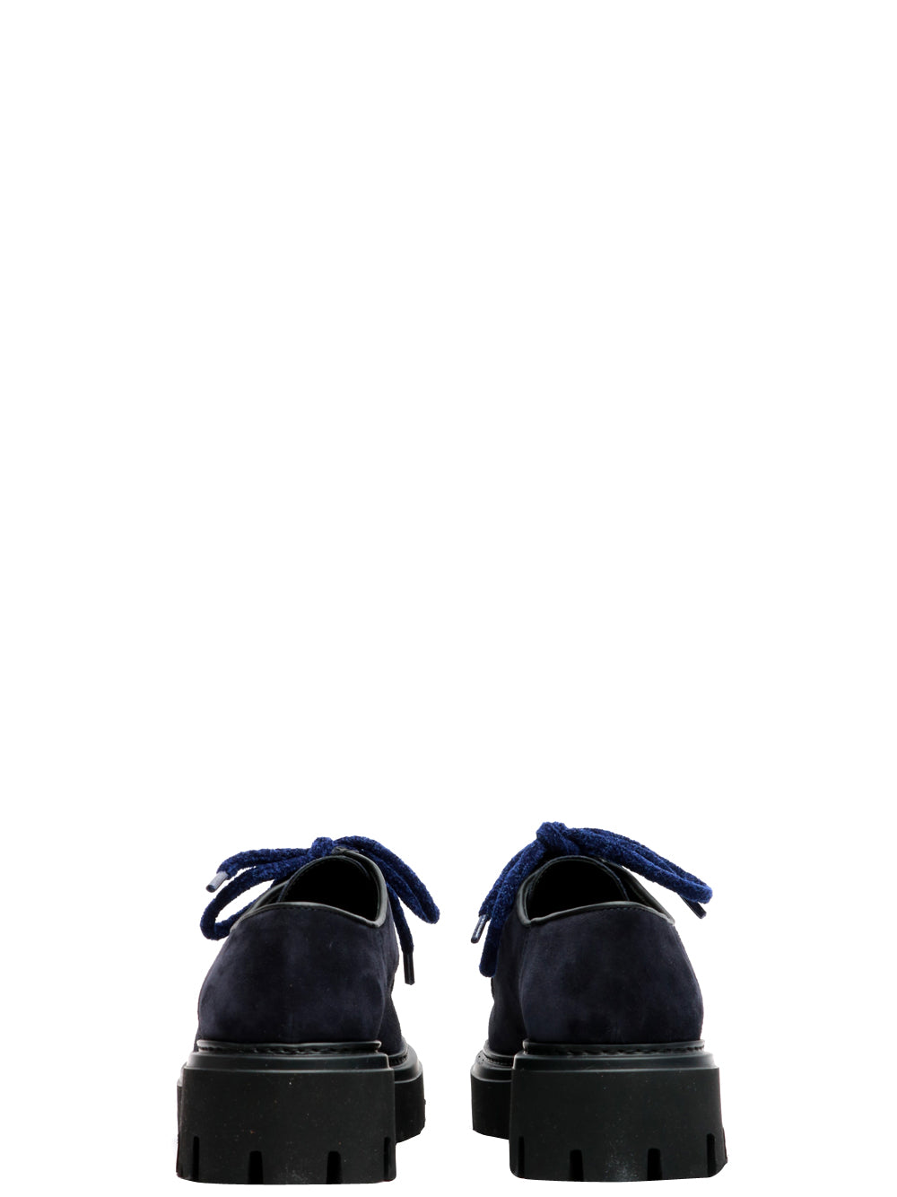 MAZE Scarpe Mocassino Dora in Pelle Scamosciata Bu Blu