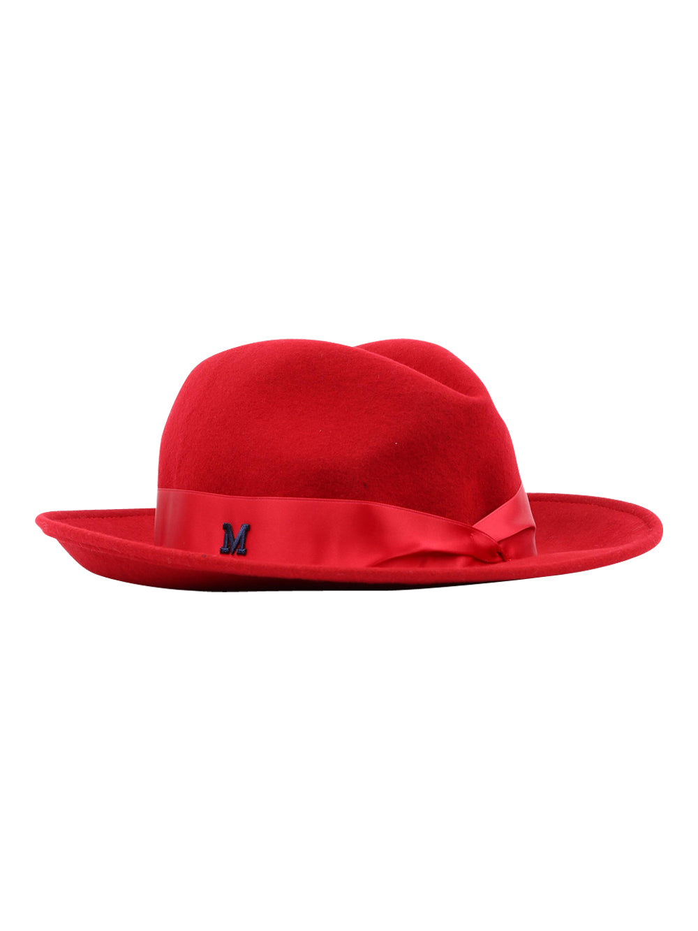 MERCI Cappello Lea Rosso con Falda Nastro Logo M Bordeaux