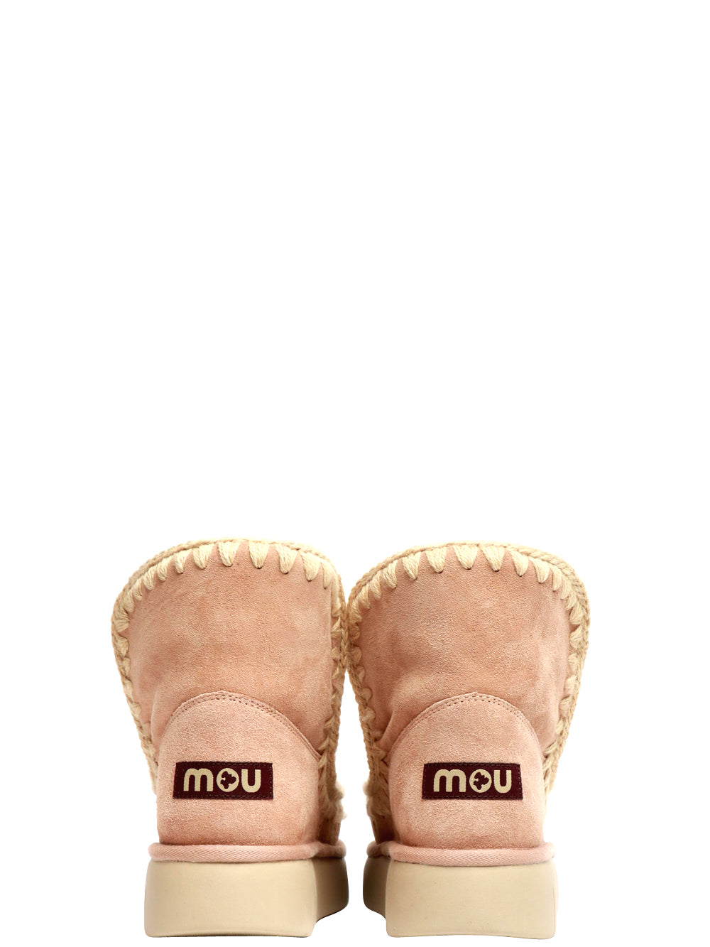 MOU Stivali Eskimo 18 Bounce in Suede Cipria Cipria