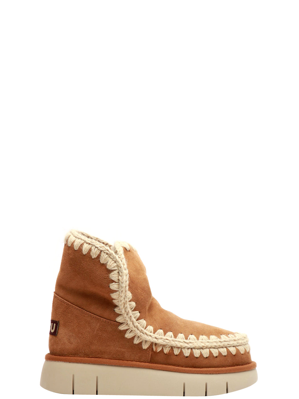 MOU Stivali Eskimo 18 Bounce in Suede Nocciola Cognac