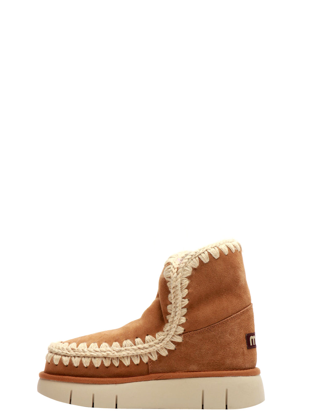 MOU Stivali Eskimo 18 Bounce in Suede Nocciola Cognac