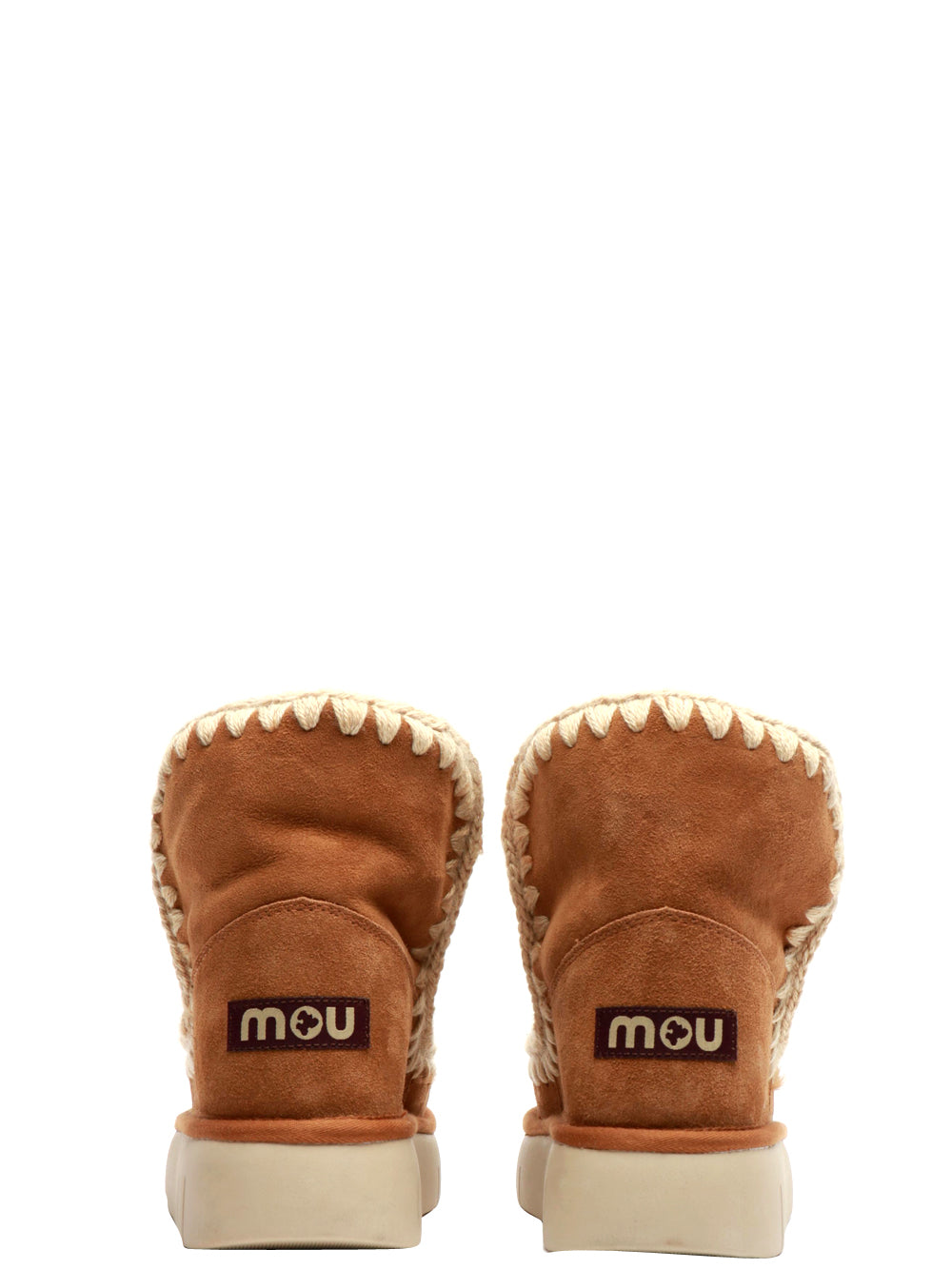 MOU Stivali Eskimo 18 Bounce in Suede Nocciola Cognac