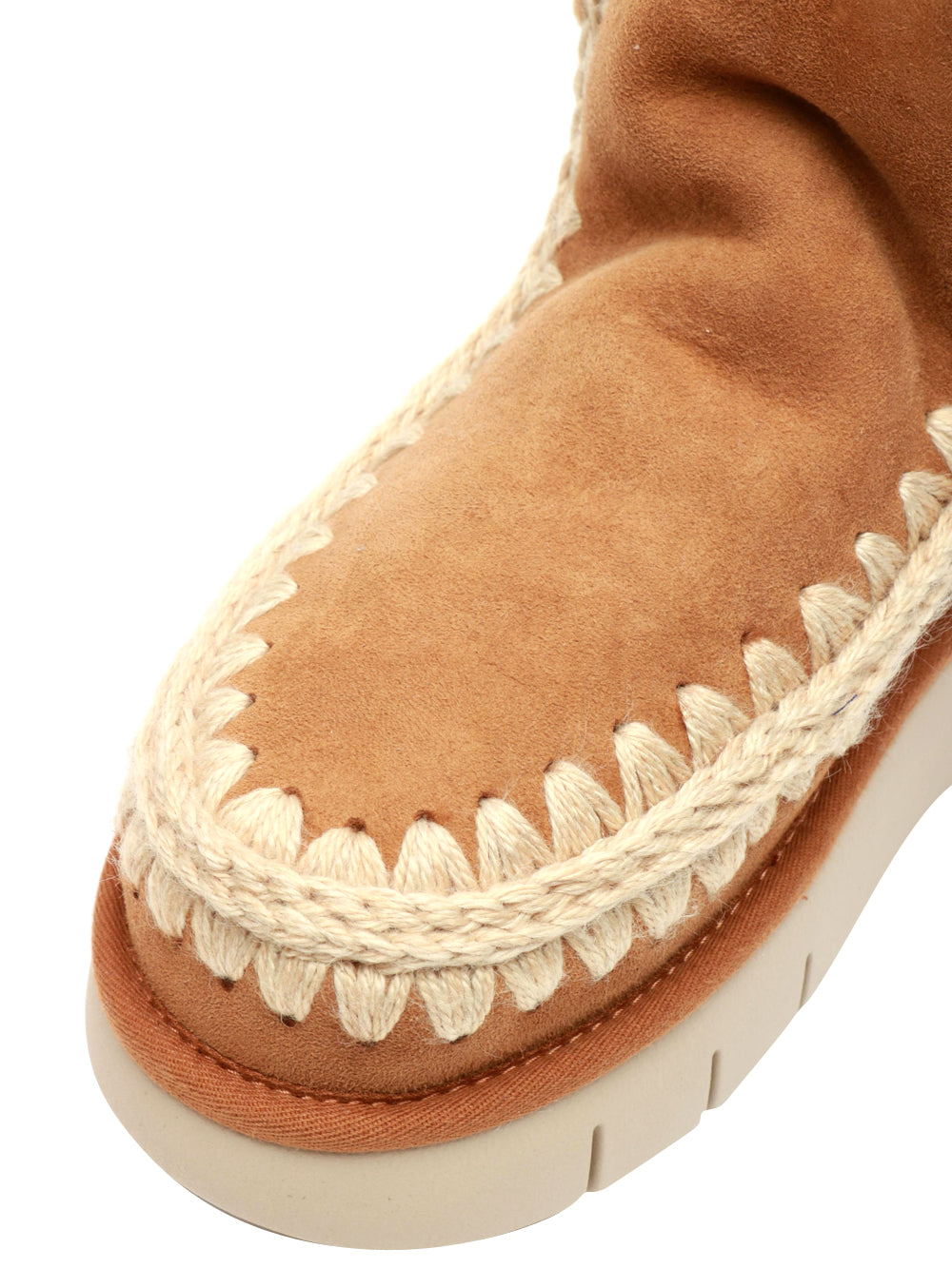 MOU Stivali Eskimo 18 Bounce in Suede Nocciola Cognac