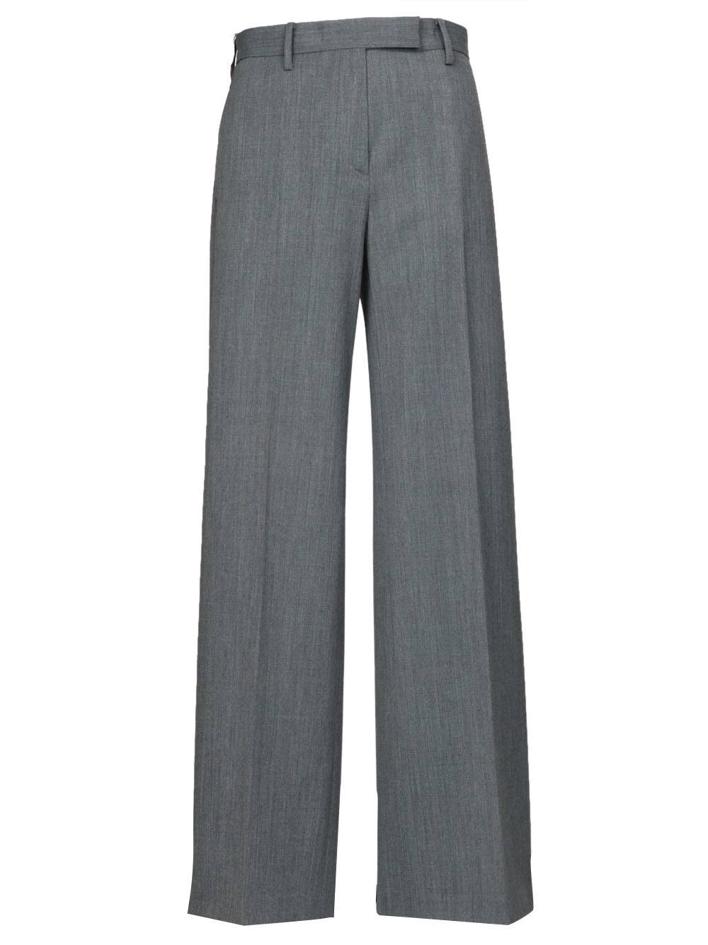 N°21 Pantaloni in Fresco di Lana Grigi Grigio