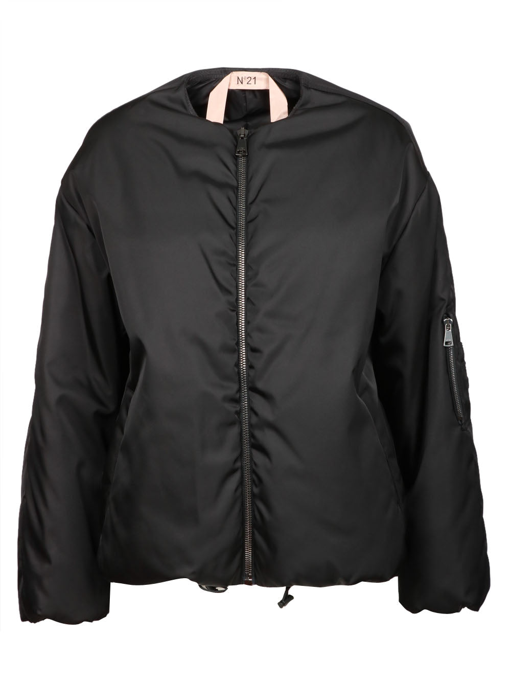 N°21 Bomber Imbottito Over Nero Nero