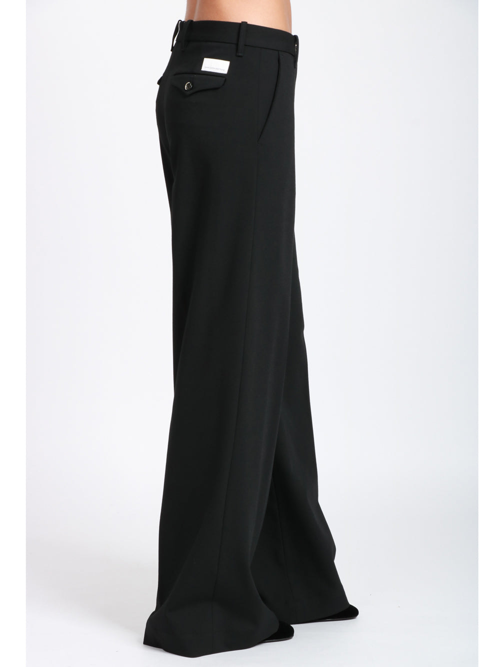 NINE INTHE MORNING Pantaloni Nadia Palazzo Neri Nero