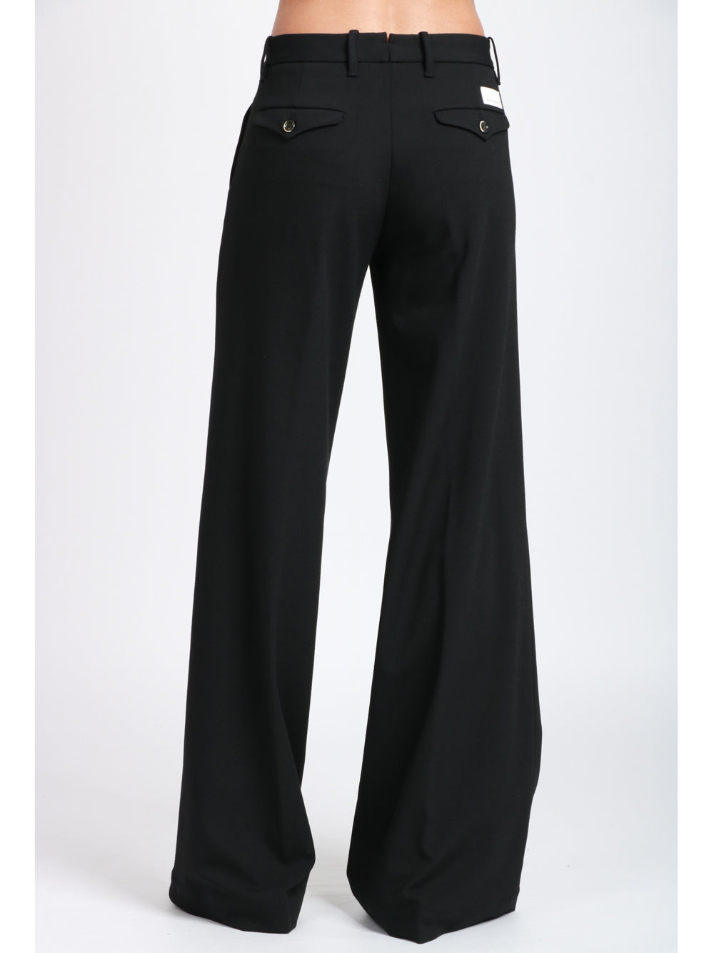 NINE INTHE MORNING Pantaloni Nadia Palazzo Neri Nero