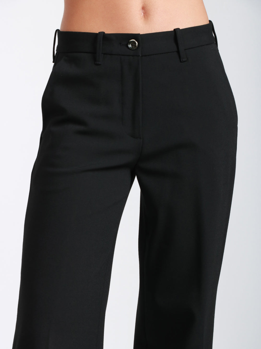 NINE INTHE MORNING Pantaloni Nadia Palazzo Neri Nero