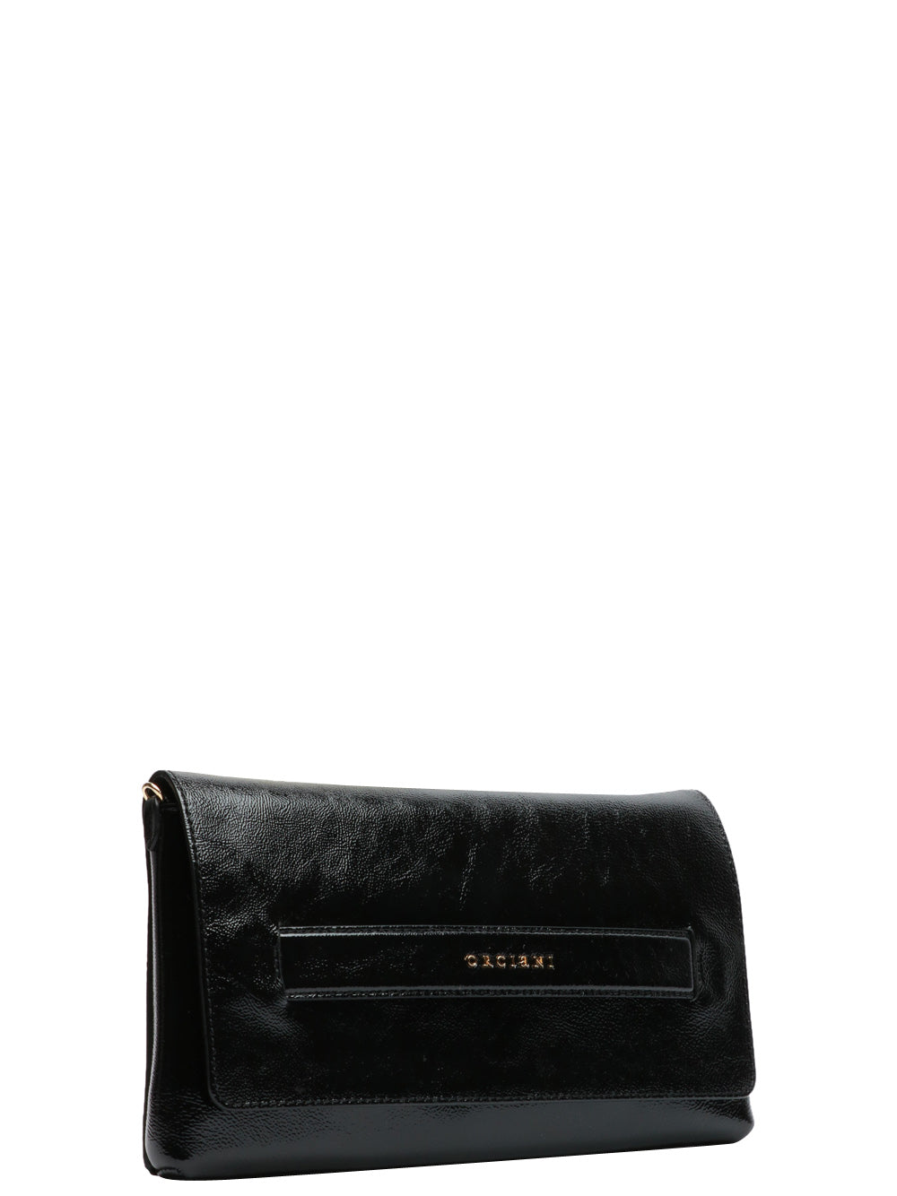 ORCIANI Borsa Pochette Gossip in Pelle Nera Nero