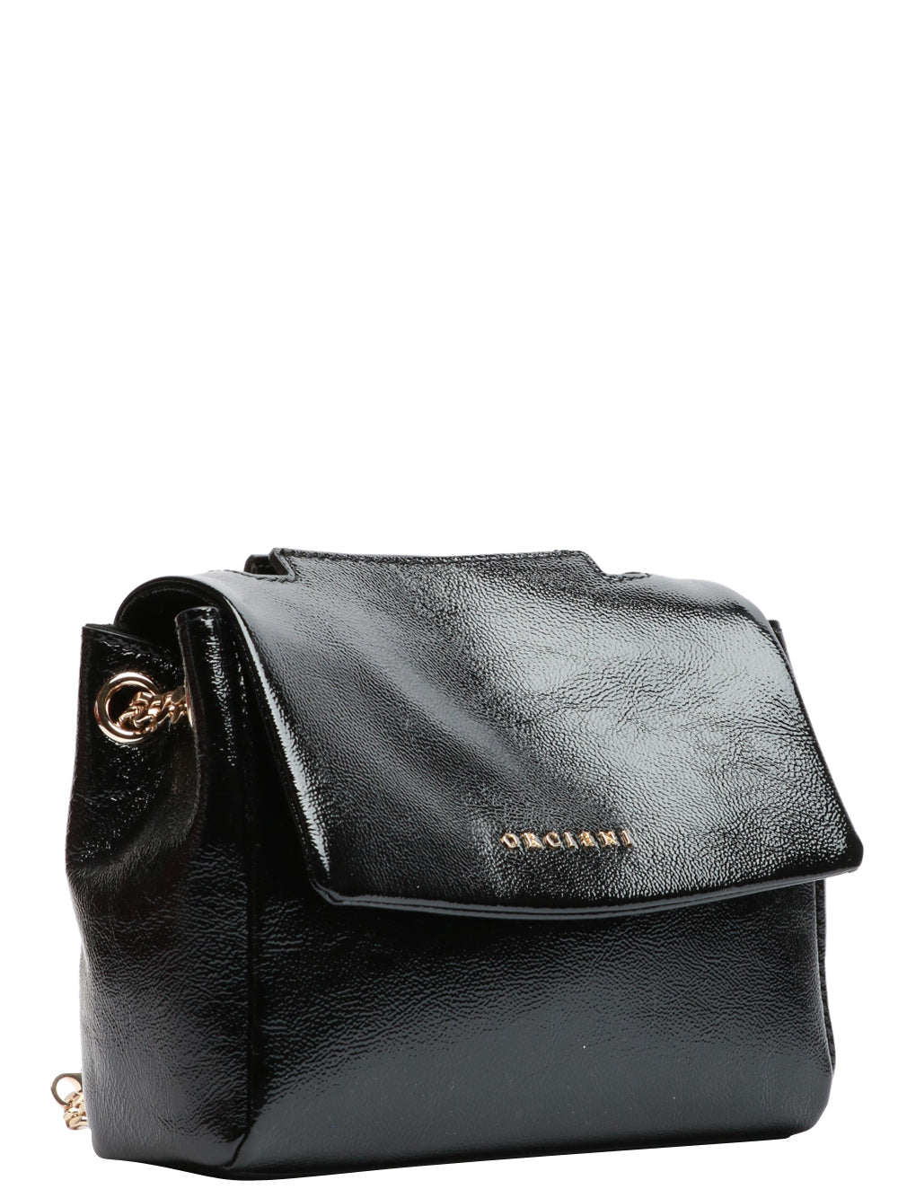 ORCIANI Borsa Sveva Sense Mini in Pelle Nera Nero