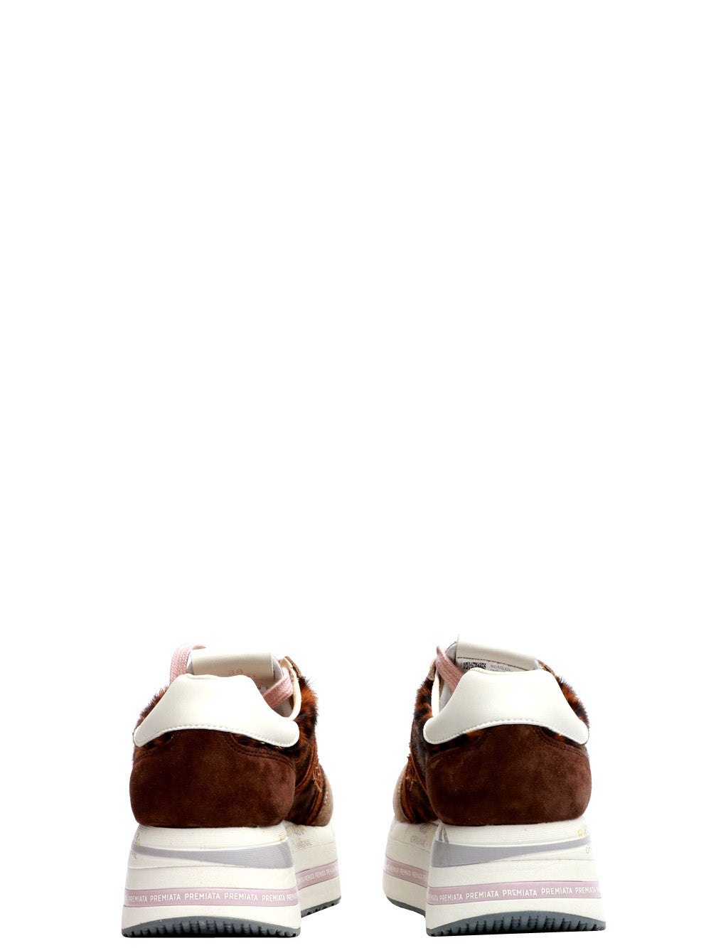 PREMIATA Scarpe Sneakers Beth in Cavallino Animalier Maculata