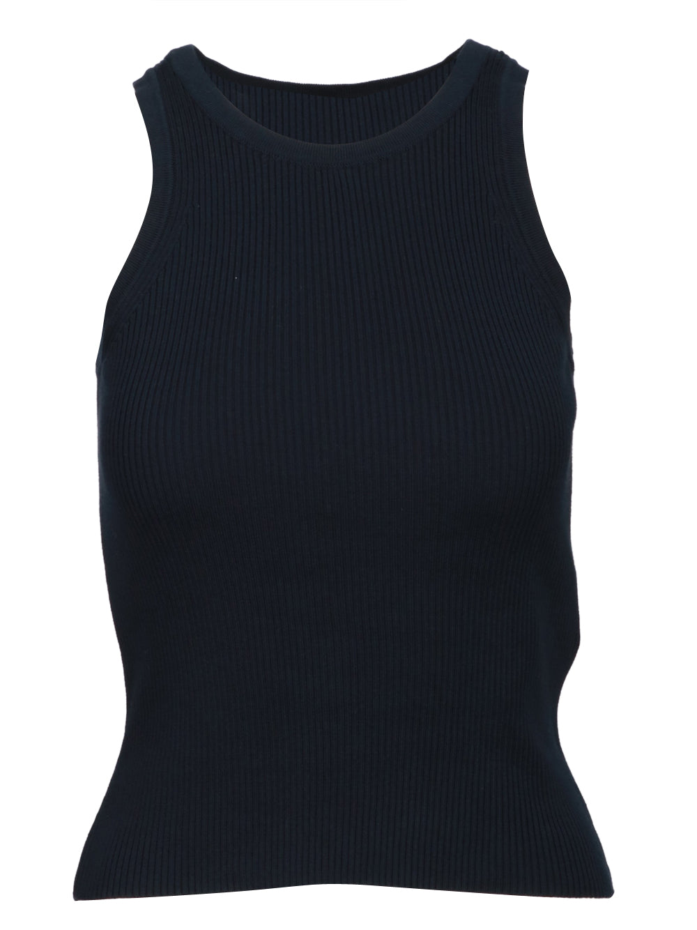 S MAXMARA Top Amburgo in Cotone a Costine Blu Notte Blu notte