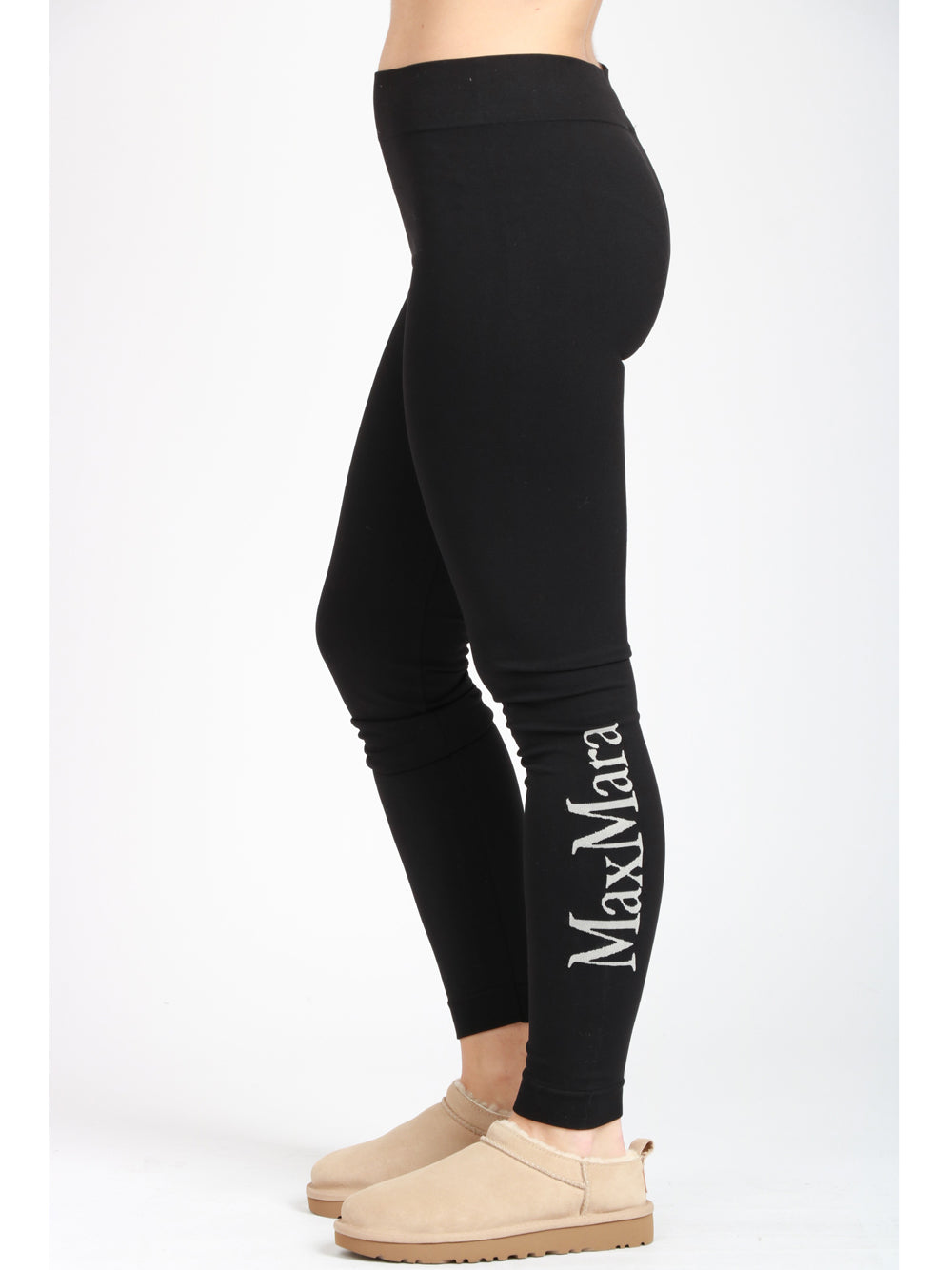 S MAXMARA Legging Basilea tessuto Tecnico Nero Nero