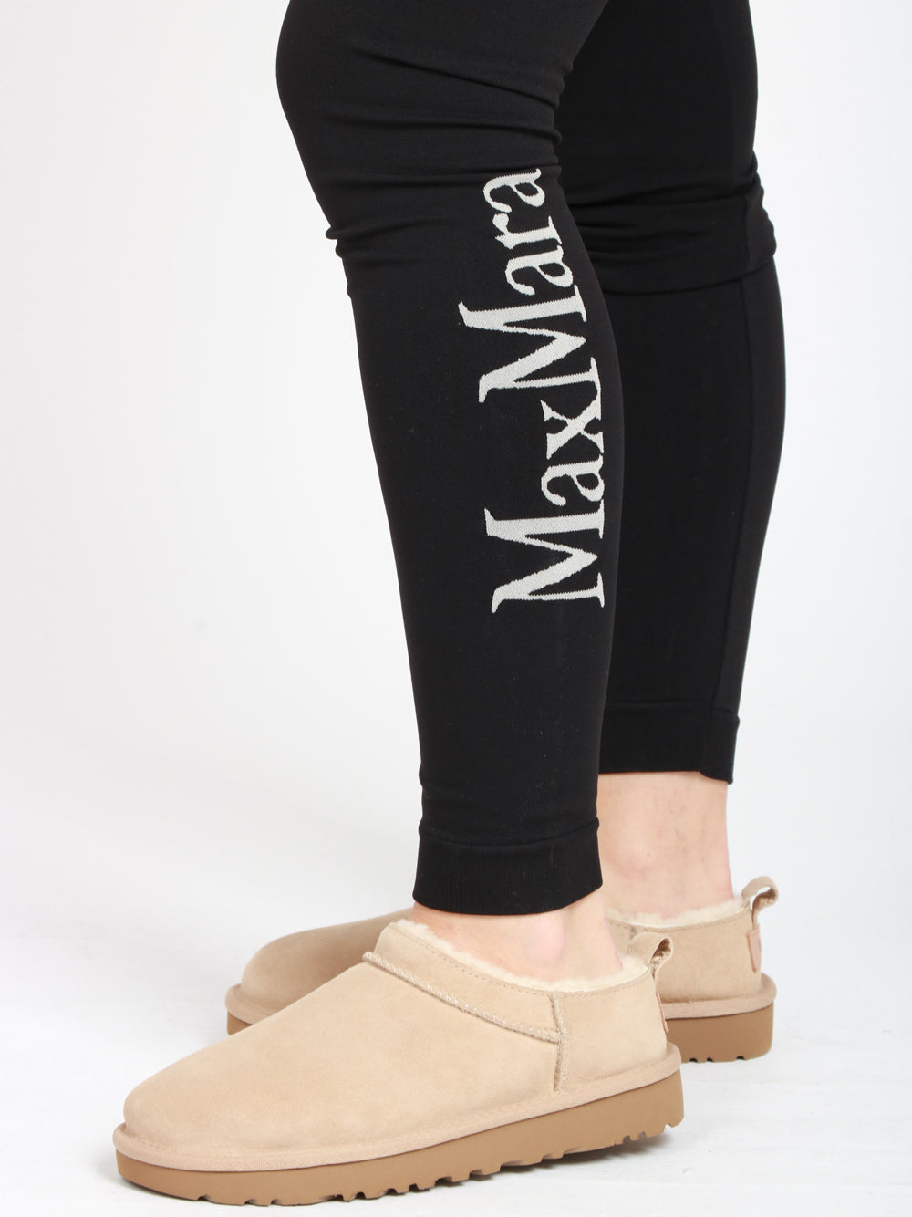 S MAXMARA Legging Basilea tessuto Tecnico Nero Nero