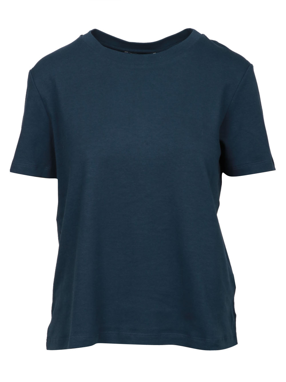 S MAXMARA T-shirt Gemma in Cotone Blu Girocollo Blu