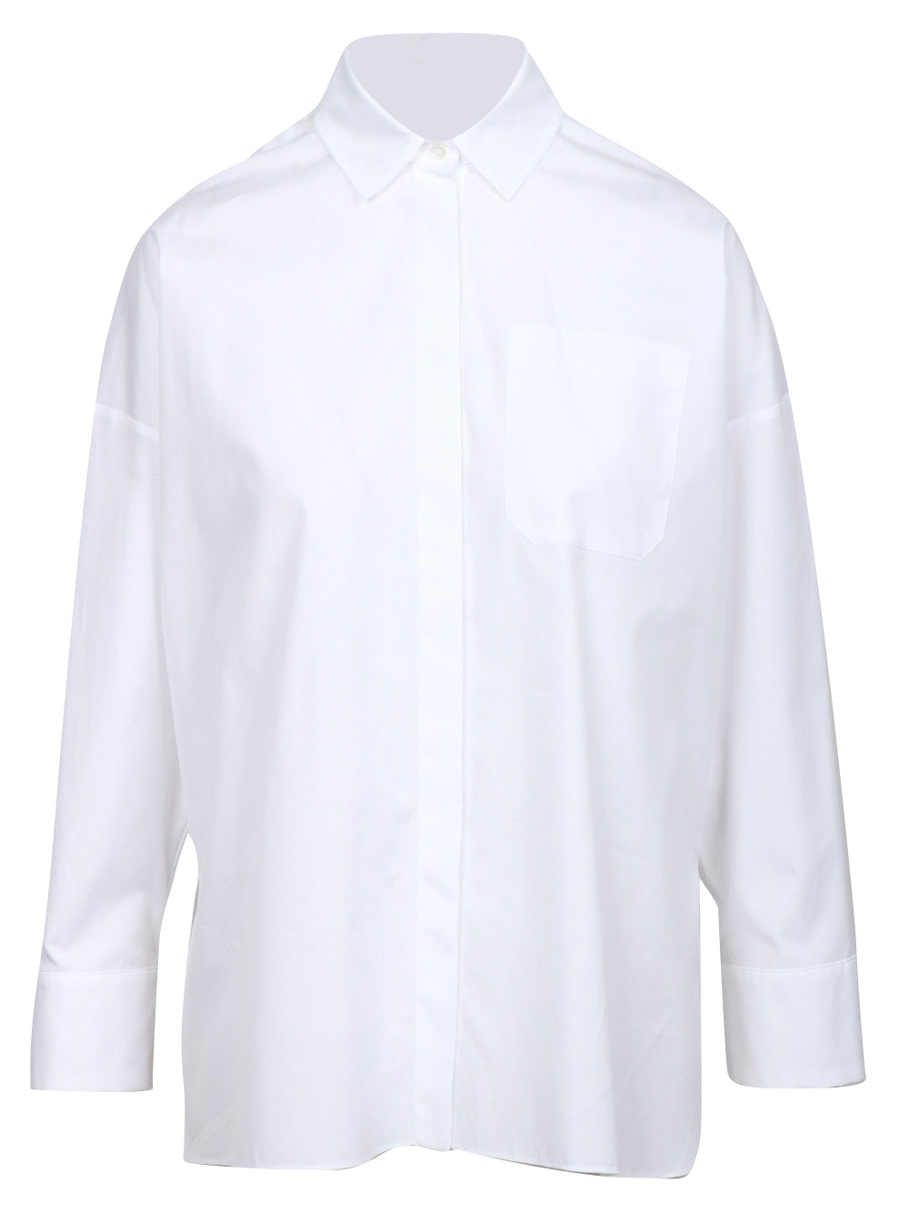 S MAXMARA Camicia Gerona in Cotone Bianca Bianco