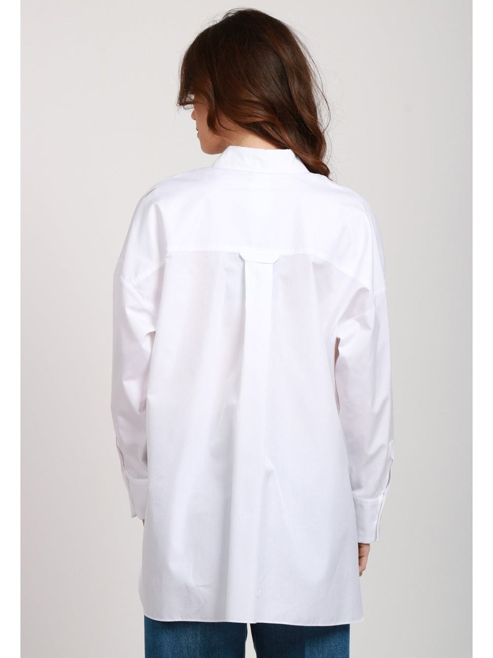 S MAXMARA Camicia Gerona in Cotone Bianca Bianco