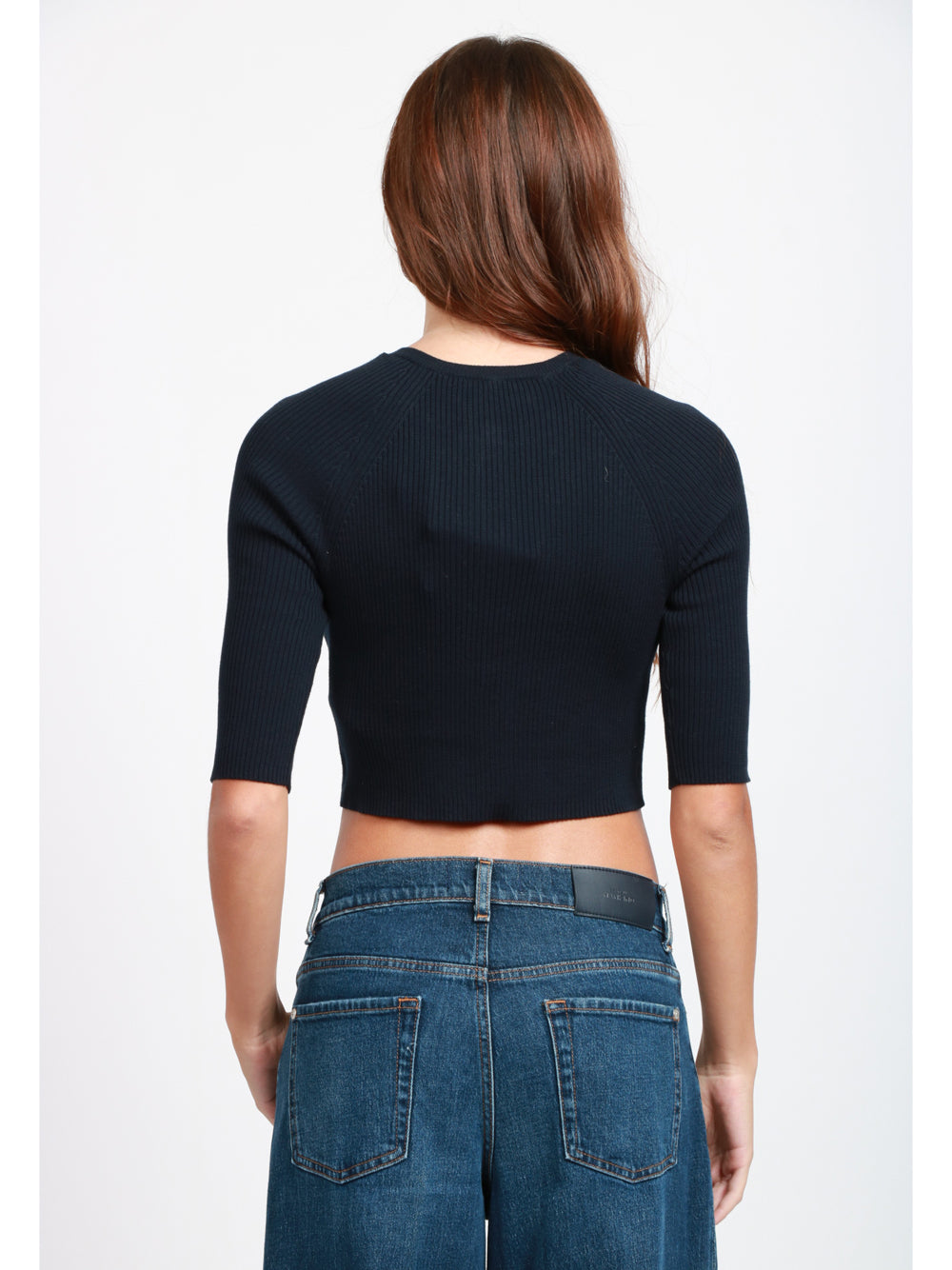 S MAXMARA Cardigan Kassel Crop a Costine piccole Blu Notte Blu notte