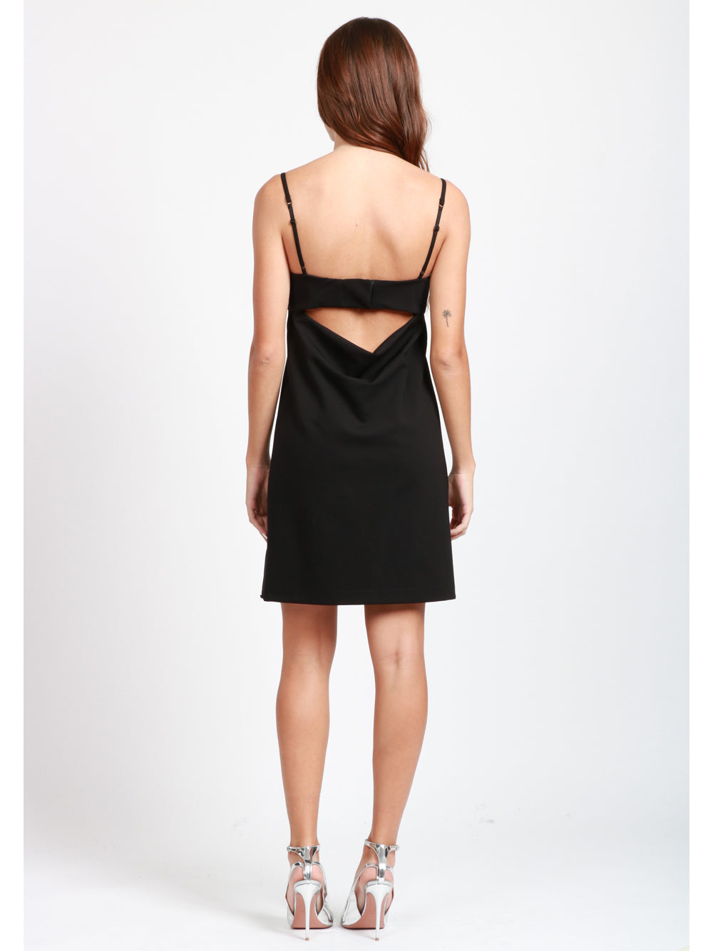 SPORTMAX Vestito Bambina Corto in Misto Viscosa Nero Nero