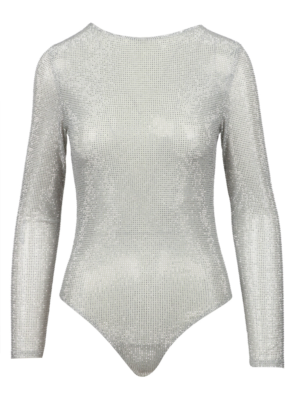 TWENTY FOURHAITCH Body Arches Argento con Strass Argento