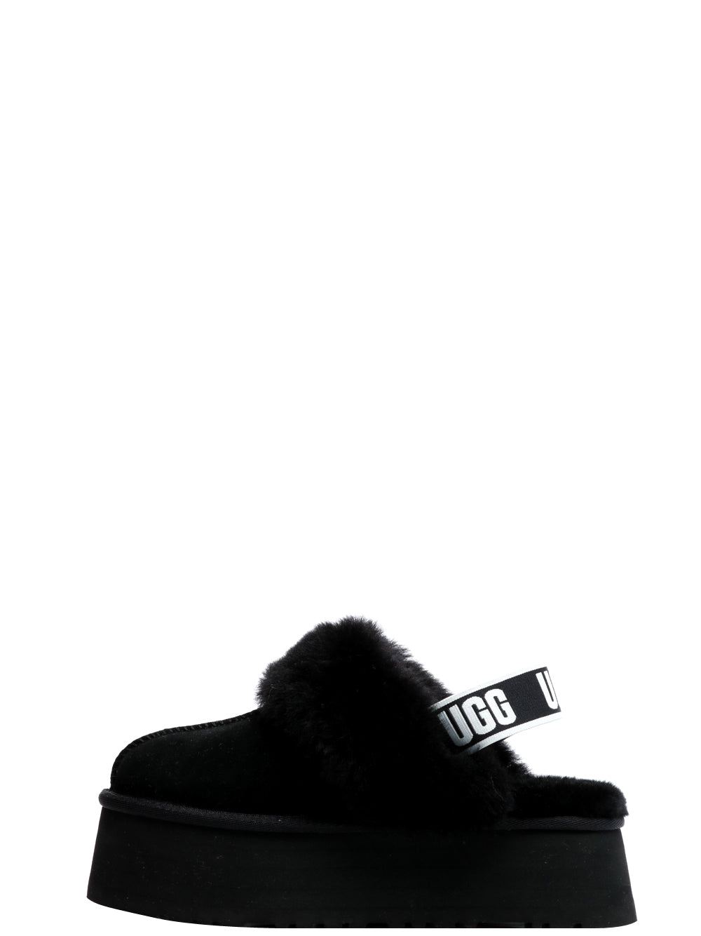 UGG Scarpe Slippers Funkette in Suede Nere Nero