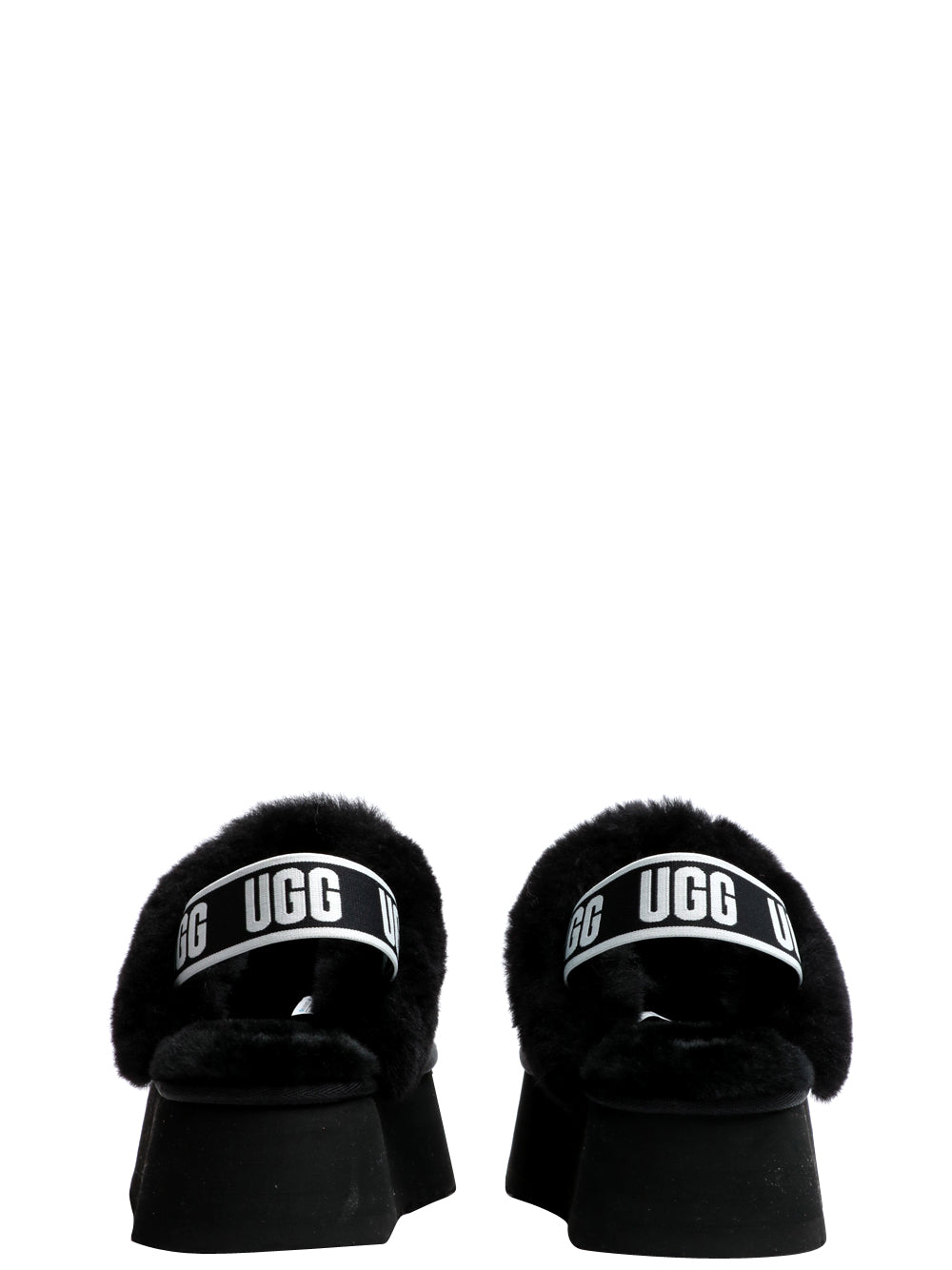 UGG Scarpe Slippers Funkette in Suede Nere Nero