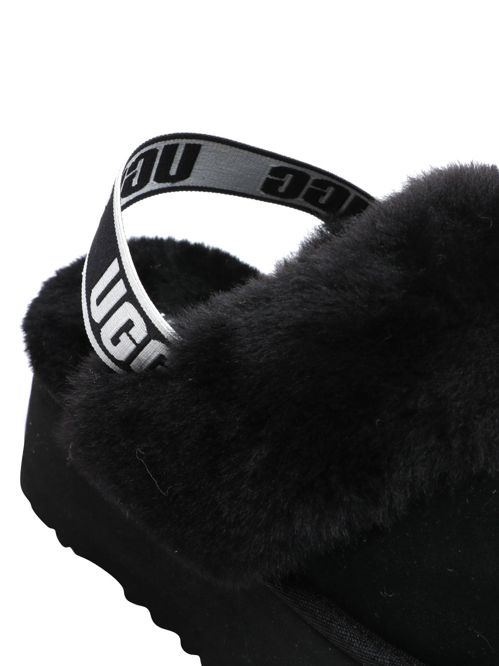 UGG Scarpe Slippers Funkette in Suede Nere Nero